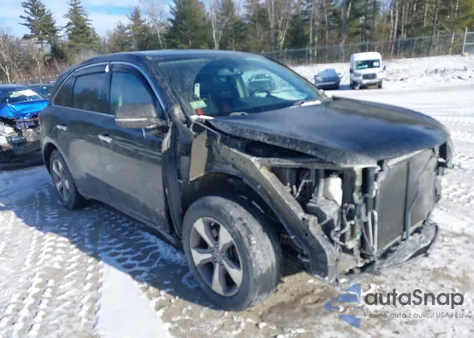2015 Acura Mdx из США, поврежденный, VIN 5FRYD4H28FB017660